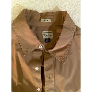 J.Crew poplin slim button shirt